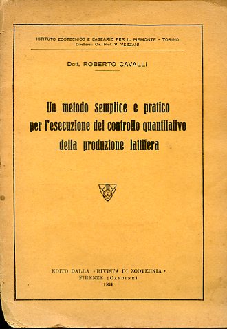 Un metodo semplice e pratico per l'esecuzione del controllo quantitativo …