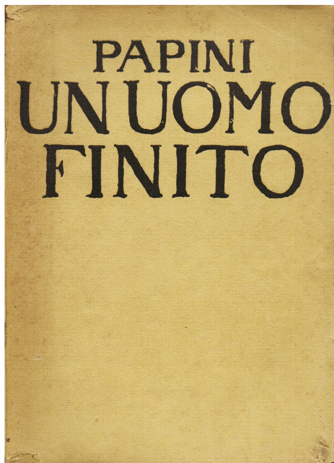 Un uomo finito