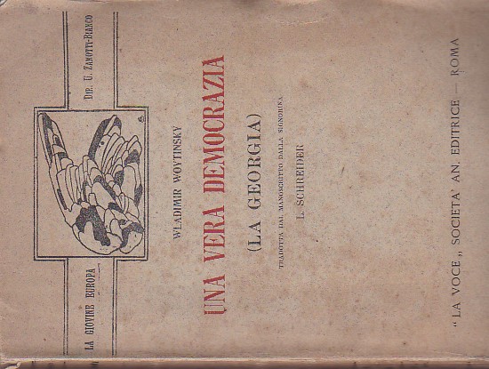 Una vera democrazia (la Georgia). Tradotta dal manoscritto dalla signorina …