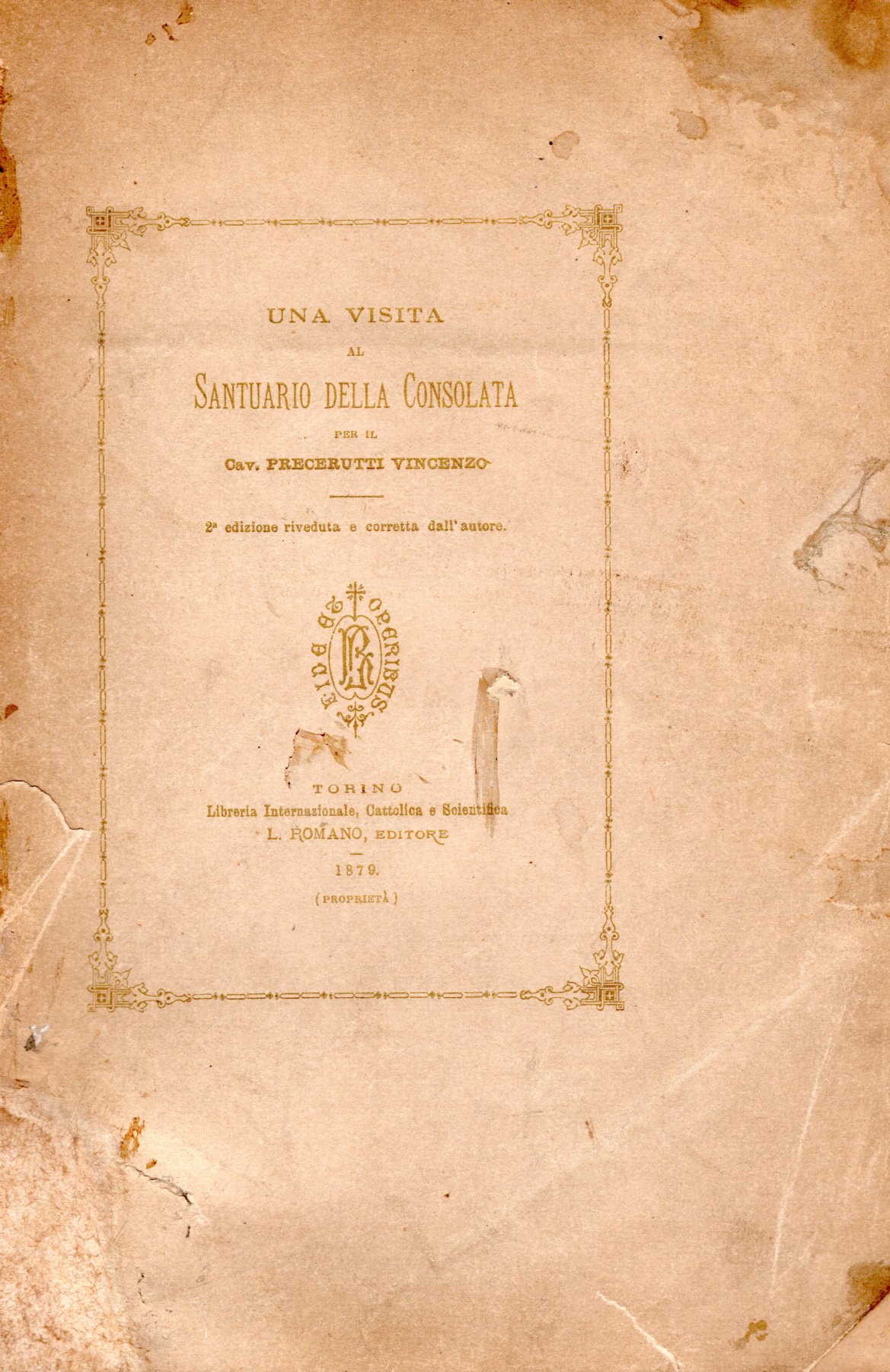 Una visita al Santuario della Consolata. 2a edizione riveduta e …