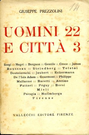 Uomini 22 e città 3