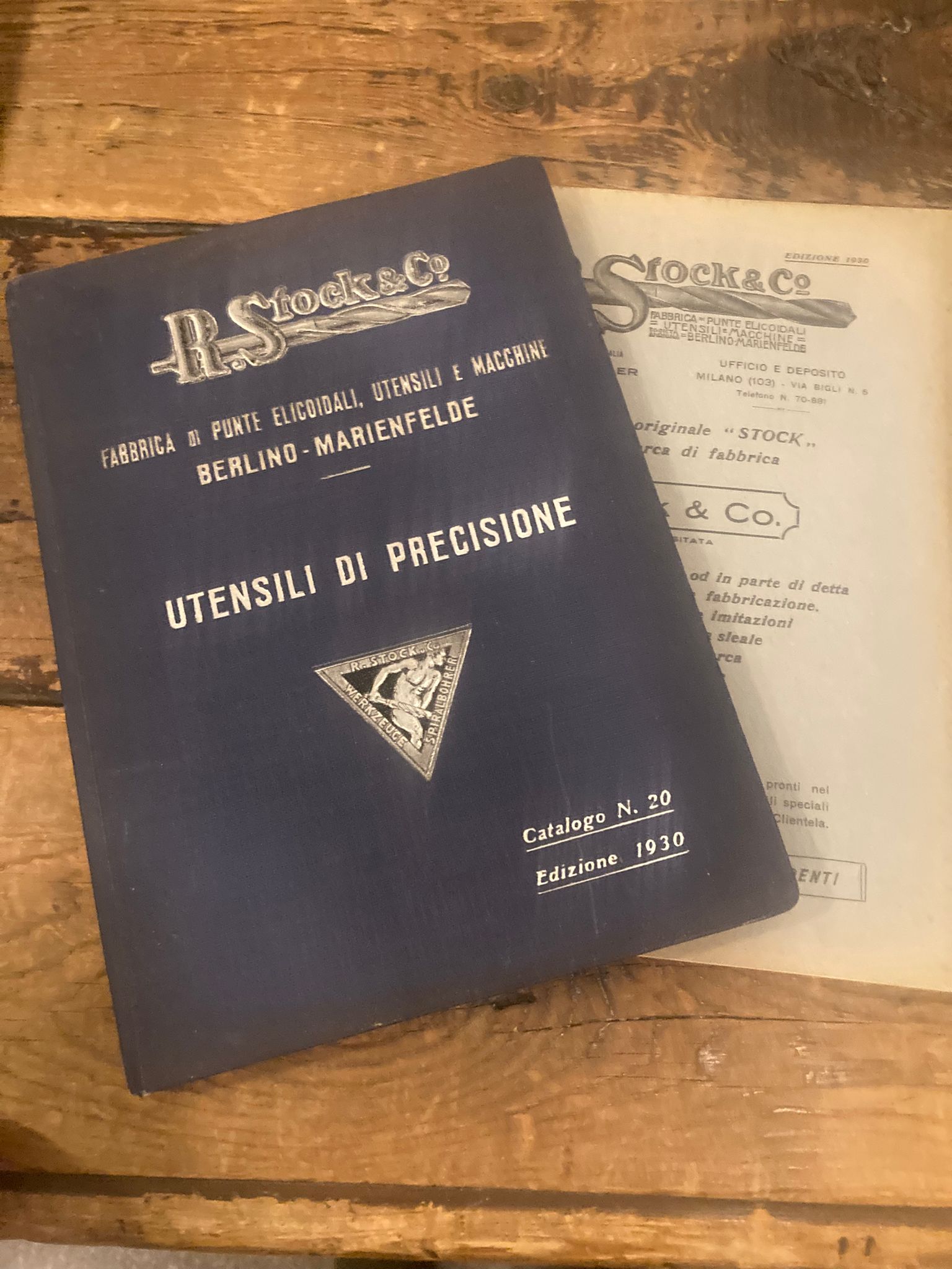 Utensili di precisione per la lavorazione dei metalli. Catalogo n. …