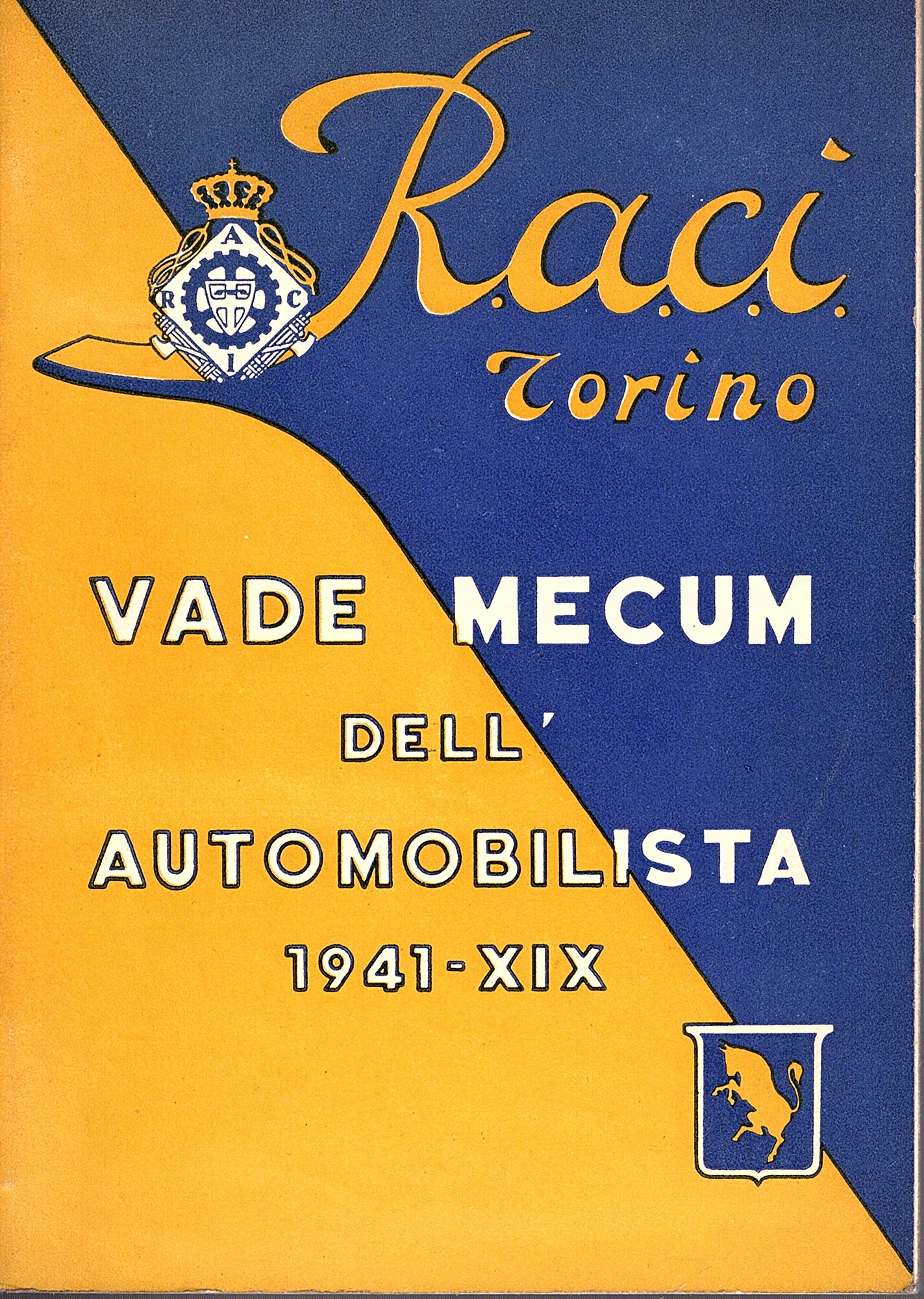 Vade mecum dell automobilista 1941  XIX