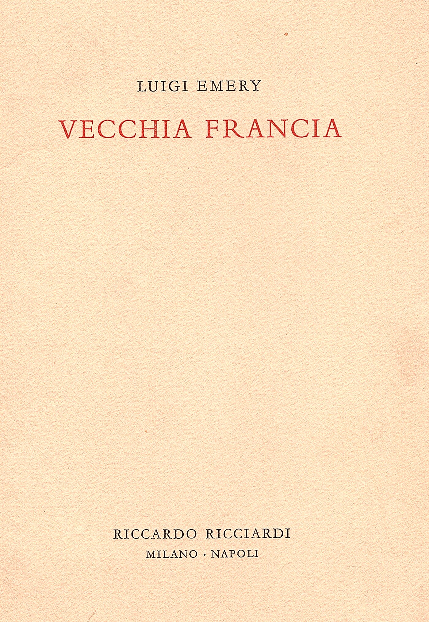 Vecchia Francia