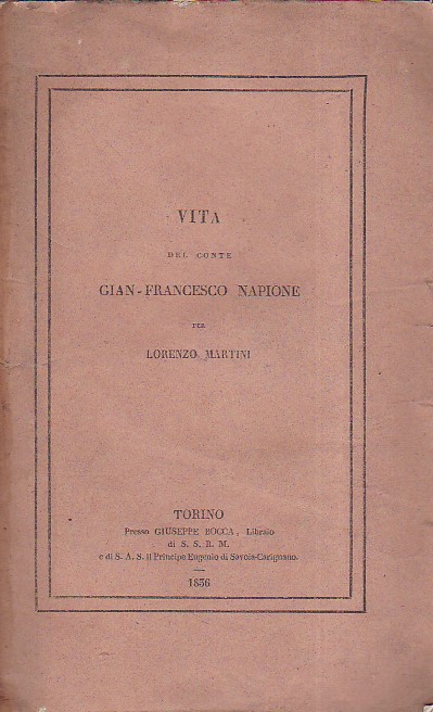 Vita del Conte Gian Francesco Napione
