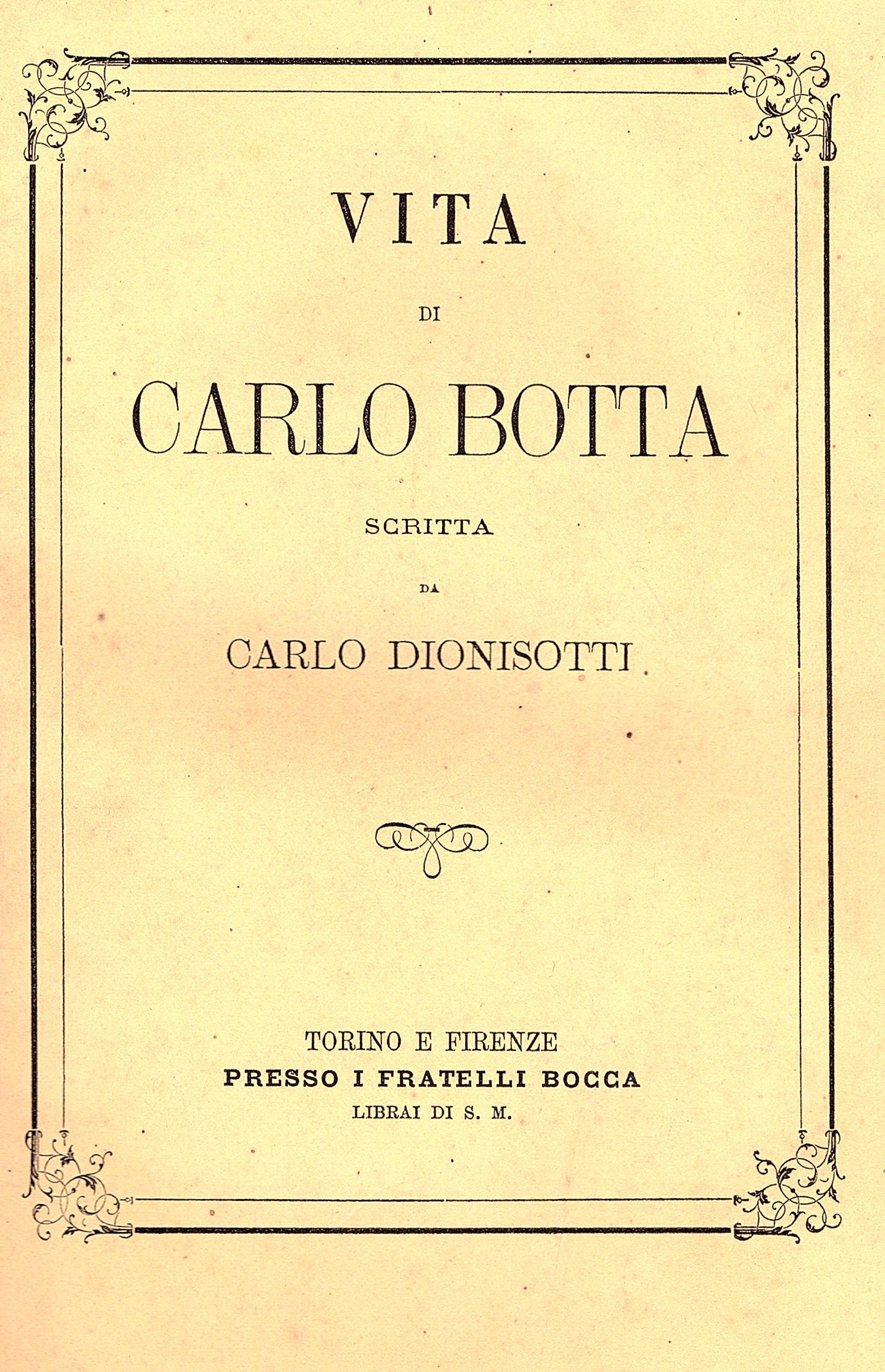 Vita di Carlo Botta