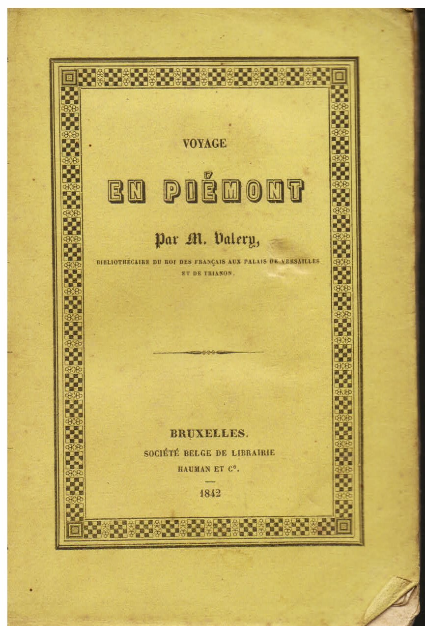 Voyage en Piémont. Route de Florence à Gênes