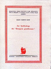 Zur Quellenfrage des 'Bourgeois gentilhomme'