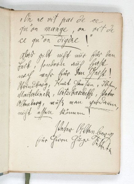 Prodromos. 3. Aufl. Mit eigenh. Widmung und U.