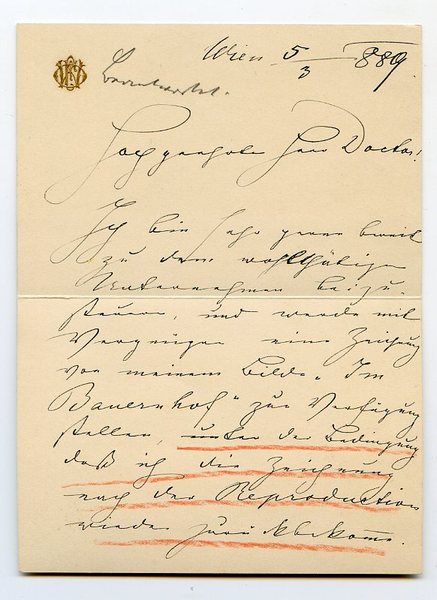 Autograph letter card signed.