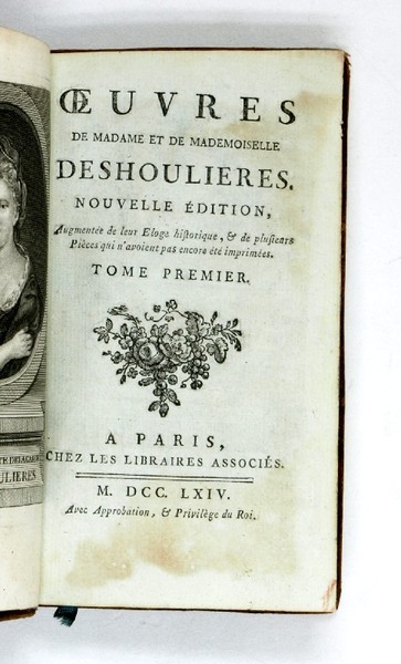 Oeuvres de Madame et de Mademoiselle Deshoulieres. Nouvelle édition. Tome …