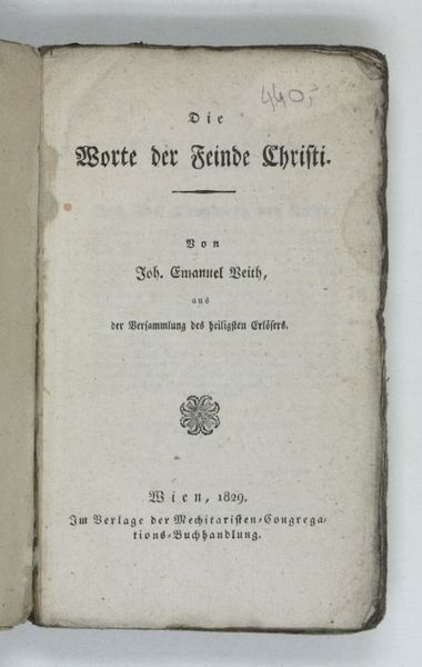 Die Worte der Feinde Christi.