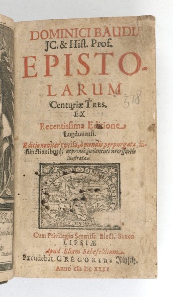 Epistolarum centuriae tres. Ex recentissima editione Lugdunensi. Editio noviter revisa …