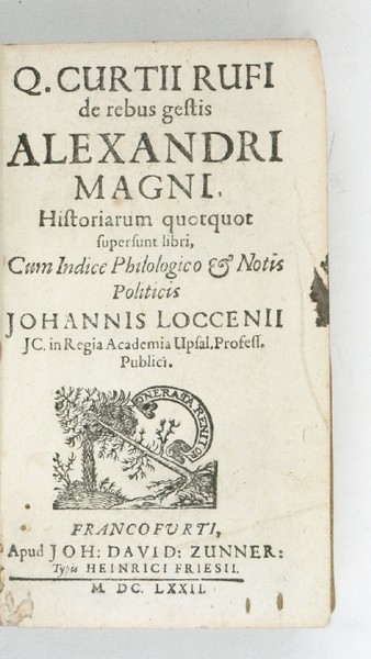 De rebus gestis Alexandri Magni. Historiarum quotquot supersunt libri, cum …