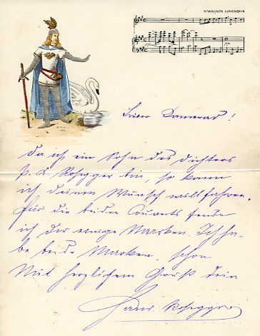 Eigenh. Brief mit U.