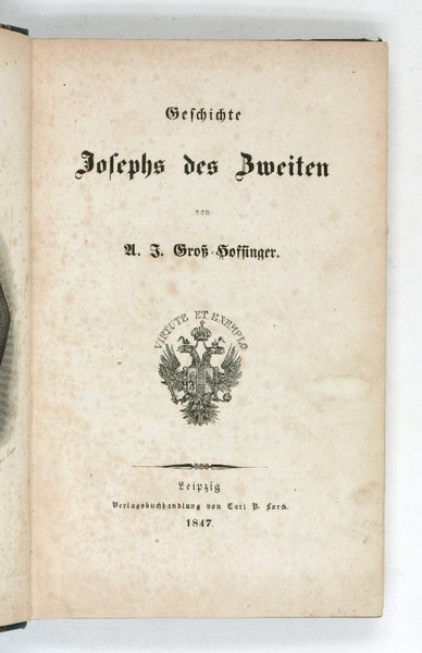 Geschichte Josephs des Zweiten.