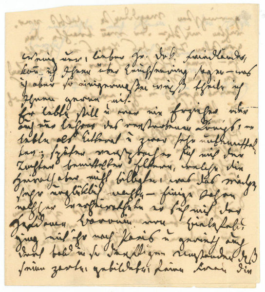 Autograph letter signed ("H Herz").