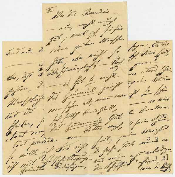 Eigenh. Brief mit U.