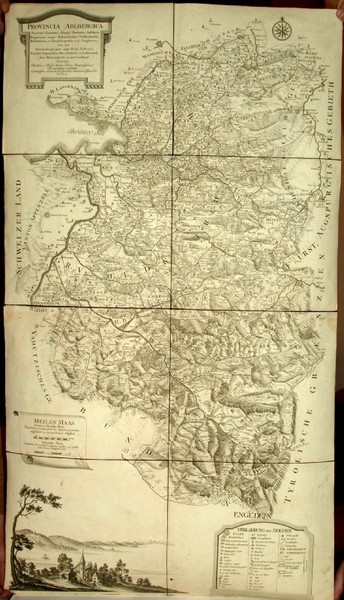 Provincia Arlbergica Sequentes Comitatus, aliosque Dominatus Austriacos [.] complectens [.].