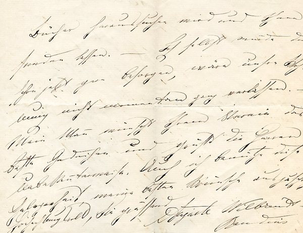 2 eigenh. Briefe mit U.