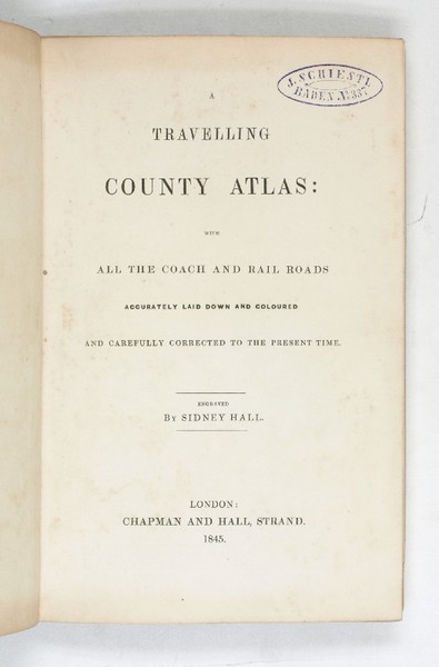 A Travelling County Atlas With all the Coach and Rail …