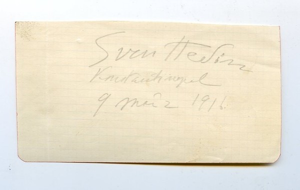 Albumblatt mit eigenh. U.