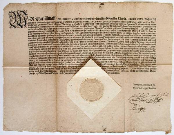 Gedr. Rundbrief mit eigenh. U.