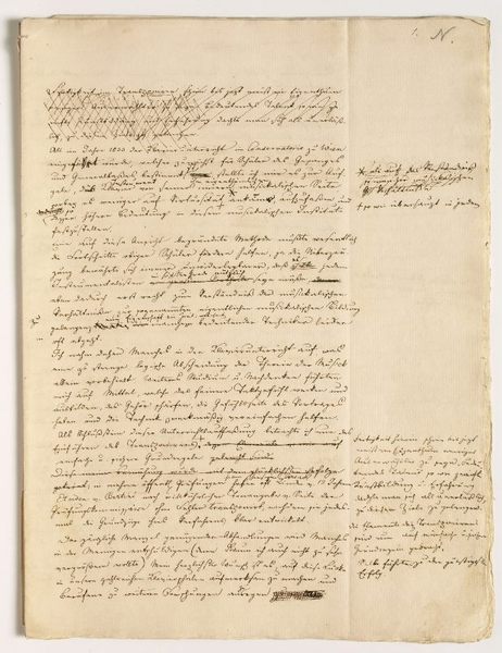 [Über das Transponieren]. Eigenh. Manuskript.