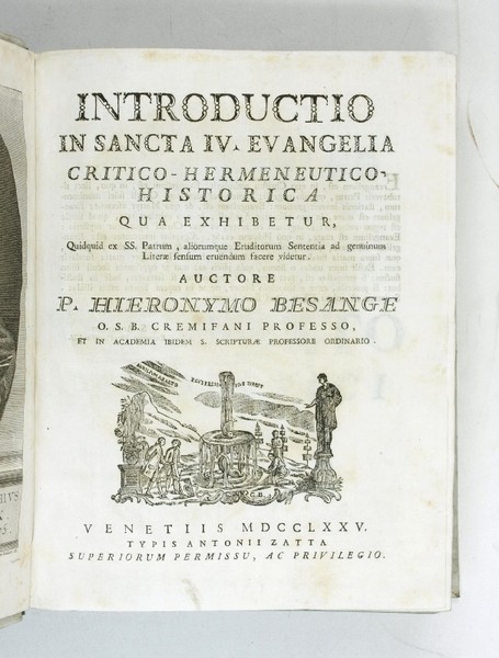 Introductio in sancta IV evangelia critico-hermeneutico-historica [.].