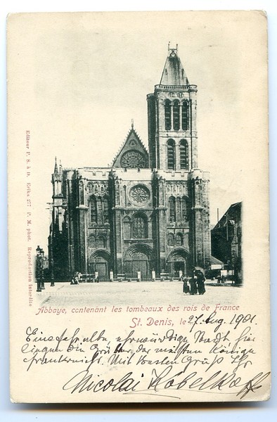 Eigenh. Bildpostkarte mit U.