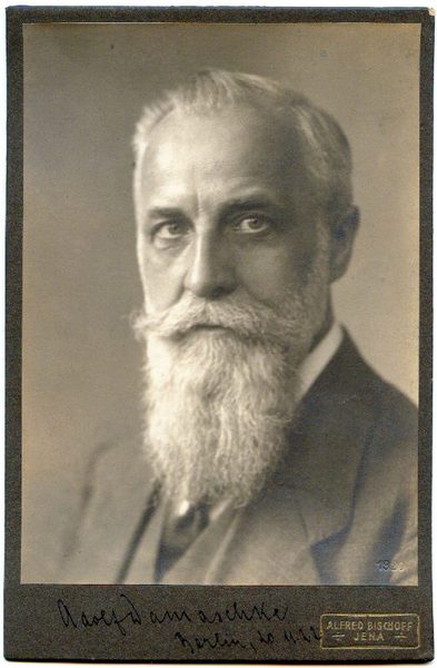 Portrait photograph signed.