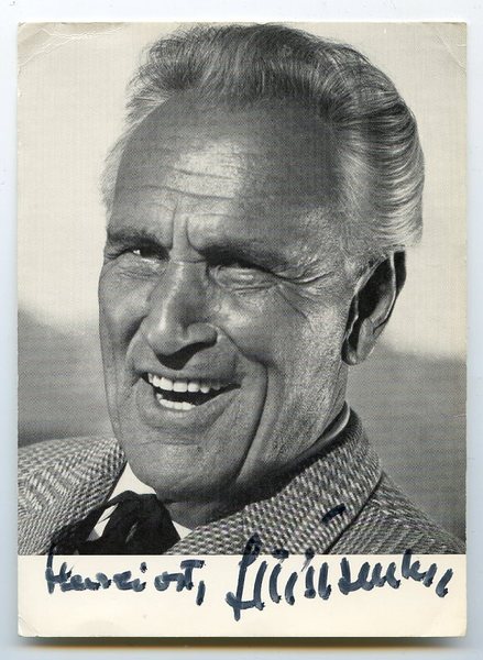 Gedr. Portrait mit eigenh. U.