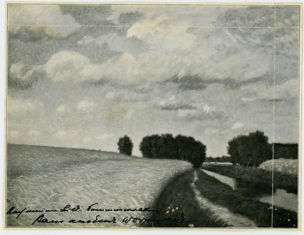 Albumblatt mit eigenh. U.