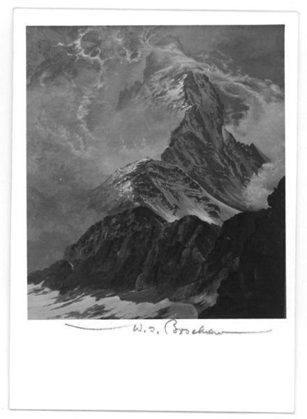 Bildpostkarte mit eigenh. U. ("W. J. Boschan").