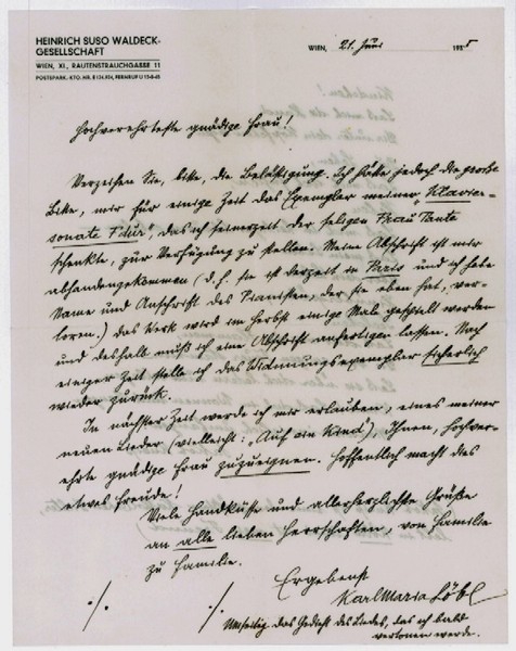 Eigenh. Brief mit U.