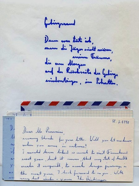 3 lettercards signed (2 autograph and 1 typed) and 1 …