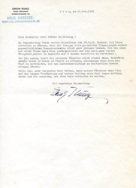 Ms. Brief mit eigenh. U.