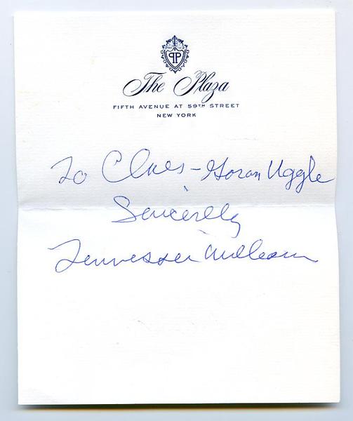 Albumblatt mit eigenh. Widmung und U.