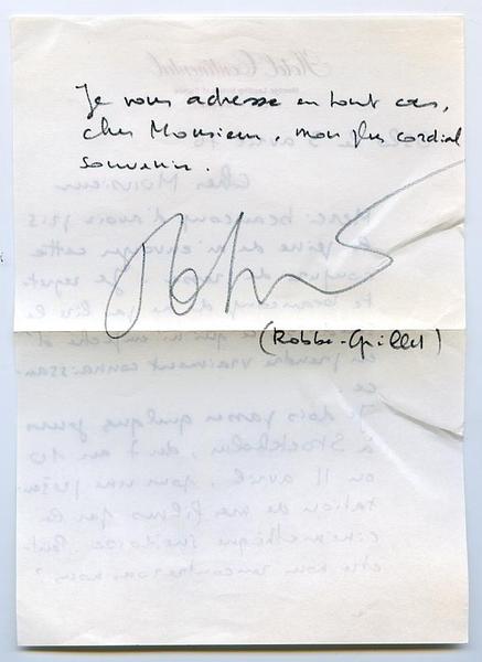Eigenh. Brief mit U.