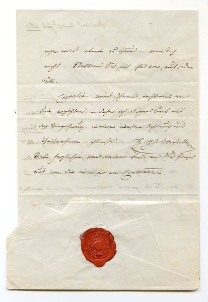 Eigenh. Brief mit U.