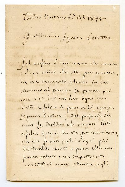 Autograph letter signed.