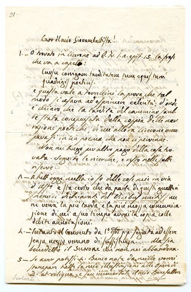 Autograph letter signed.