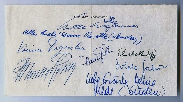 Briefabschnitt mit acht eigenh. U.