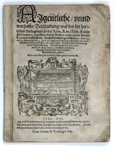 Aigentliche, unnd warhaffte Beschreibung, weß bey der herrlichen Besingknuß, so …