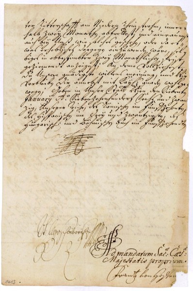 Brief mit eigenh. U.