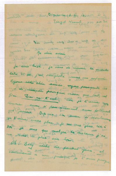 Autograph letter signed ("[.] Child").