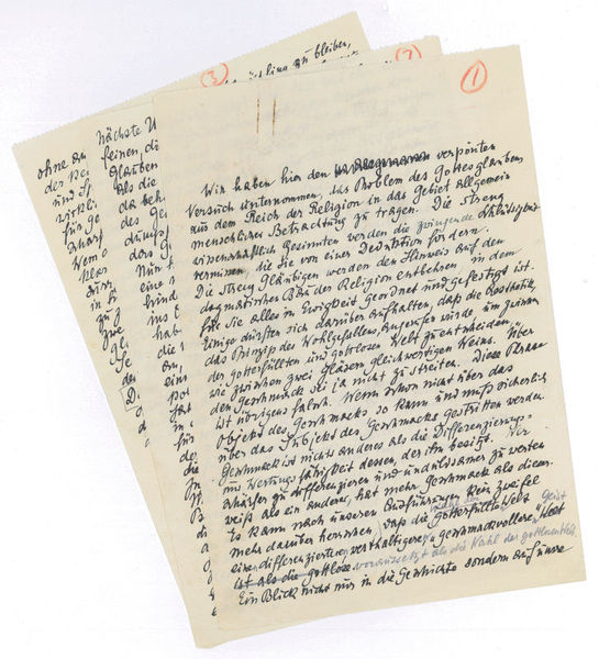 Autograph manuscript.