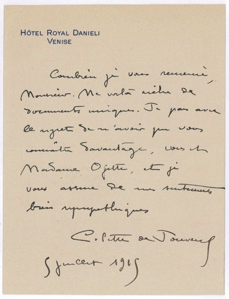 Autograph letter signed.