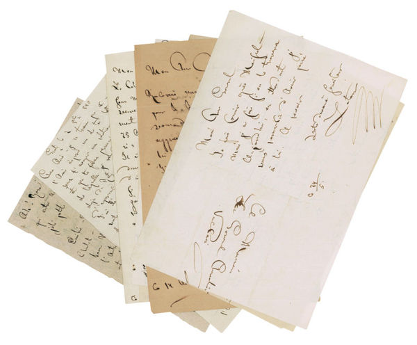 10 eigenh. Schreiben mit U. bzw. Paraphe.