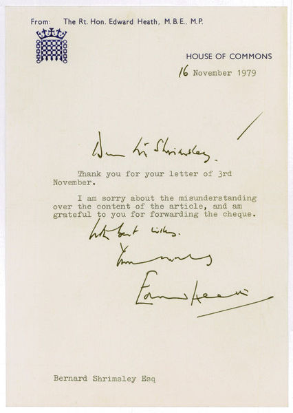 Ms. Brief mit eigenh. U.